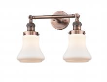 Innovations Lighting 208-AC-G191 - Bellmont - 2 Light - 17 inch - Antique Copper - Adjustable Bath Vanity Light