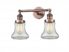 Innovations Lighting 208-AC-G192 - Bellmont - 2 Light - 17 inch - Antique Copper - Adjustable Bath Vanity Light