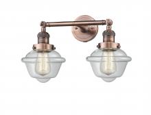 Innovations Lighting 208-AC-G532 - Oxford - 2 Light - 17 inch - Antique Copper - Adjustable Bath Vanity Light