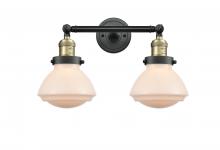Innovations Lighting 208-BAB-G321 - Olean - 2 Light - 17 inch - Black Antique Brass - Bath Vanity Light