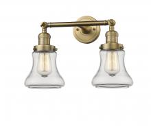 Innovations Lighting 208-BB-G192 - Bellmont - 2 Light - 17 inch - Brushed Brass - Adjustable Bath Vanity Light