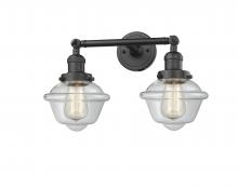 Innovations Lighting 208-OB-G532 - Oxford - 2 Light - 17 inch - Oil Rubbed Bronze - Adjustable Bath Vanity Light