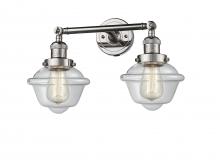 Innovations Lighting 208-PN-G532 - Oxford - 2 Light - 17 inch - Polished Nickel - Adjustable Bath Vanity Light