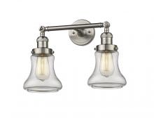 Innovations Lighting 208-SN-G192 - Bellmont - 2 Light - 17 inch - Brushed Satin Nickel - Adjustable Bath Vanity Light