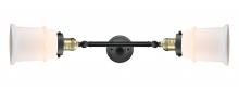 Innovations Lighting 208L-BAB-G181-LED - Canton - 2 Light - 6 inch - Black Antique Brass - Adjustable Bath Vanity Light