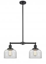 Innovations Lighting 209-OB-G72 - Bell - 2 Light - 21 inch - Oil Rubbed Bronze - Stem Hung - Adjustable Island Light