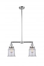 Innovations Lighting 209-PC-G182 - Canton - 2 Light - 21 inch - Polished Chrome - Stem Hung - Adjustable Island Light