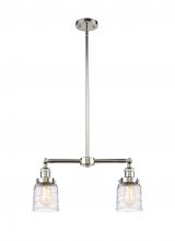 Innovations Lighting 209-PN-G513 - Bell - 2 Light - 21 inch - Polished Nickel - Stem Hung - Adjustable Island Light