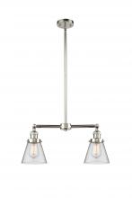 Innovations Lighting 209-PN-G62 - Cone - 2 Light - 21 inch - Polished Nickel - Stem Hung - Adjustable Island Light