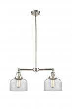 Innovations Lighting 209-PN-G72 - Bell - 2 Light - 21 inch - Polished Nickel - Stem Hung - Adjustable Island Light