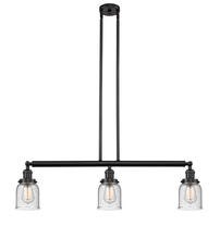 Innovations Lighting 213-OB-G54 - Bell - 3 Light - 38 inch - Oil Rubbed Bronze - Stem Hung - Adjustable Island Light