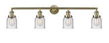 Innovations Lighting 215-AB-G54 - Bell - 4 Light - 42 inch - Antique Brass - Adjustable Bath Vanity Light