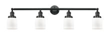 Innovations Lighting 215-BK-G51 - Bell - 4 Light - 42 inch - Matte Black - Adjustable Bath Vanity Light