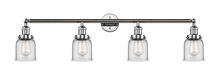 Innovations Lighting 215-PC-G52 - Bell - 4 Light - 42 inch - Polished Chrome - Adjustable Bath Vanity Light