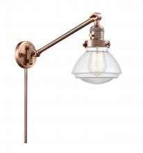 Innovations Lighting 237-AC-G322 - Olean - 1 Light - 9 inch - Antique Copper - Swing Arm