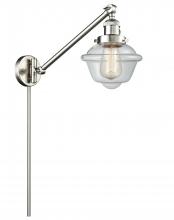 Innovations Lighting 237-SN-G532 - Oxford - 1 Light - 8 inch - Brushed Satin Nickel - Swing Arm
