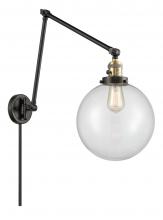 Innovations Lighting 238-BAB-G202-10 - Beacon - 1 Light - 10 inch - Black Antique Brass - Swing Arm