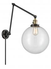 Innovations Lighting 238-BAB-G202-12 - Beacon - 1 Light - 12 inch - Black Antique Brass - Swing Arm