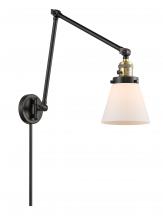 Innovations Lighting 238-BAB-G61 - Cone - 1 Light - 8 inch - Black Antique Brass -Adjustable Swing Arm