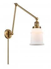Innovations Lighting 238-BB-G181 - Canton - 1 Light - 6 inch - Brushed Brass -Adjustable Swing Arm