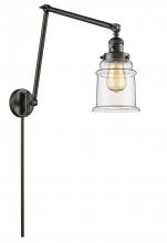Innovations Lighting 238-OB-G182 - Canton - 1 Light - 6 inch - Oil Rubbed Bronze -Adjustable Swing Arm
