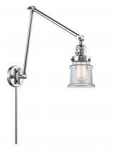 Innovations Lighting 238-PC-G182S - Canton - 1 Light - 8 inch - Polished Chrome -Adjustable Swing Arm