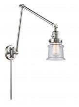 Innovations Lighting 238-PC-G184S - Canton - 1 Light - 8 inch - Polished Chrome -Adjustable Swing Arm