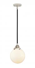 Innovations Lighting 288-1S-BPN-G201-8 - Beacon - 1 Light - 8 inch - Black Polished Nickel - Cord hung - Mini Pendant