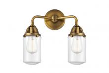 Innovations Lighting 288-2W-BB-G312 - Dover - 2 Light - 13 inch - Brushed Brass - Bath Vanity Light
