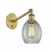 Innovations Lighting 317-1W-BB-G82 - Eaton - 1 Light - 6 inch - Brushed Brass - Adjustable Sconce