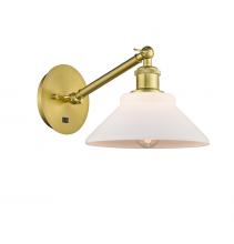 Innovations Lighting 317-1W-SG-G131 - Orwell - 1 Light - 8 inch - Satin Gold - Adjustable Sconce