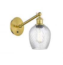 Innovations Lighting 317-1W-SG-G292 - Salina - 1 Light - 6 inch - Satin Gold - Adjustable Sconce