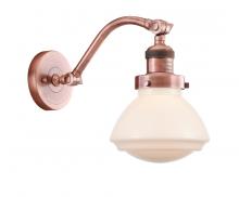 Innovations Lighting 515-1W-AC-G321 - Olean - 1 Light - 7 inch - Antique Copper - Sconce