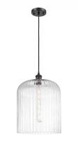 Innovations Lighting 516-1P-BK-G559-12CL - Bridal Veil - 1 Light - 5 inch - Matte Black - Cord hung - Mini Pendant