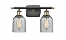 Innovations Lighting 516-2W-BAB-G257 - Caledonia - 2 Light - 15 inch - Black Antique Brass - Bath Vanity Light