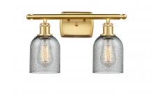 Innovations Lighting 516-2W-SG-G257 - Caledonia - 2 Light - 15 inch - Satin Gold - Bath Vanity Light