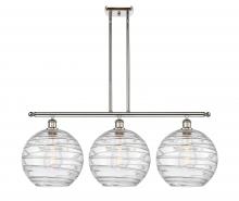 Innovations Lighting 516-3I-PN-G1213-12 - Athens Deco Swirl - 3 Light - 39 inch - Polished Nickel - Cord hung - Island Light