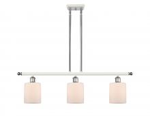 Innovations Lighting 516-3I-WPC-G111 - Cobbleskill - 3 Light - 36 inch - White Polished Chrome - Cord hung - Island Light