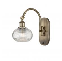 Innovations Lighting 518-1W-AB-G555-6CL - Ithaca - 1 Light - 6 inch - Antique Brass - Adjustable Swing Arm