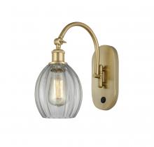 Innovations Lighting 518-1W-SG-G82 - Eaton - 1 Light - 6 inch - Satin Gold - Adjustable Swing Arm