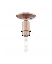 Innovations Lighting 716-1C-AC - Arcadia - 1 Light - 5 inch - Antique Brass - Flush Mount