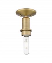 Innovations Lighting 716-1C-BB - Arcadia - 1 Light - 5 inch - Brushed Brass - Flush Mount