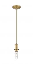 Innovations Lighting 716-1P-BB - Arcadia - 1 Light - 3 inch - Brushed Brass - Mini Pendant