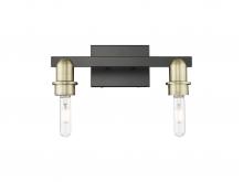 Innovations Lighting 716-2W-BAB - Arcadia - 2 Light - 11 inch - Black Antique Brass - Bath Vanity Light