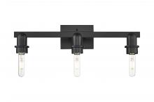 Innovations Lighting 716-3W-BK - Arcadia - 3 Light - 19 inch - Matte Black - Bath Vanity Light