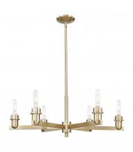 Innovations Lighting 716-6CR-CB - Arcadia - 6 Light - 30 inch - Brushed Champagne Bronze - Chandelier