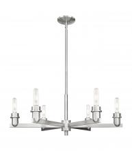 Innovations Lighting 716-6CR-SN - Arcadia - 6 Light - 30 inch - Brushed Satin Nickel - Chandelier
