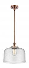 Innovations Lighting 916-1S-AC-G74-L - Bell - 1 Light - 12 inch - Antique Copper - Mini Pendant