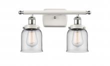 Innovations Lighting 916-2W-WPC-G52 - Bell - 2 Light - 16 inch - White Polished Chrome - Bath Vanity Light