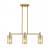 Crown Point - 3 Light - 31 inch - Brushed Brass - Island Light